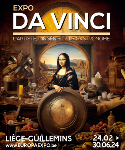 Affiche Expo Da Vinci Liège 2024